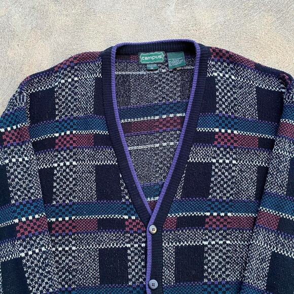 Campus Mens Cardigan Size XL - Picture 2 of 4